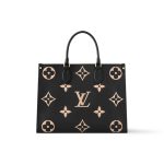 louis-vuitton-onthego-mm-bicolour-monogram-empreinte-leather-handbags–M45495_PM2_Front_view